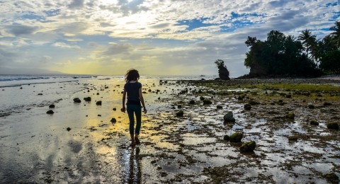 Exploring the Beach in the Philippines